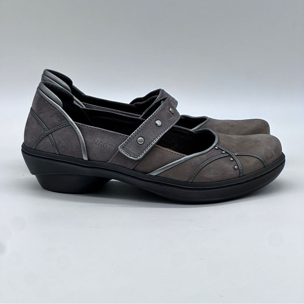 NAOT Maryjane Nubuck Shoe. Size 9